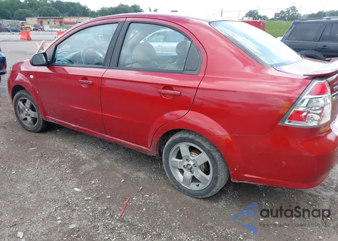 2007 Chevrolet Aveo Lt z USA, uszkodzony, nr VIN KL1TG56647B158073